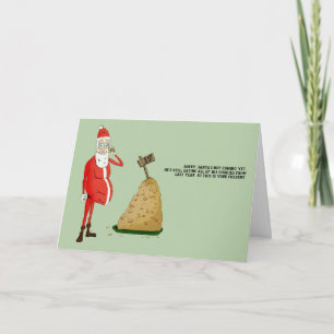 "Onconventionele" Kerstkaart Feestdagen Kaart