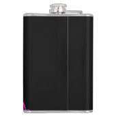 Onconventionele steenkolf met vinylwikkel heupfles (Achterkant)