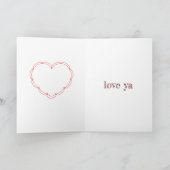 Onconventionele valentijnen kaart je bent de slech (Binnen)