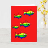 Oncor Hynchus Mykiss - Raibow Trout Kaart (Gele Bloem)