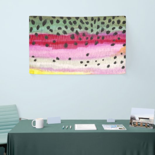 Oncorhynchus Mykiss, regenboogforel Spandoek (Beurs)