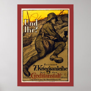 Ond Ihr? - 7e oorlogslening (grens) Poster