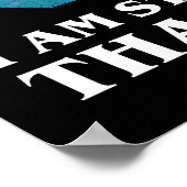 Ondanks al mijn woede grappige mage kat poster (Hoek)