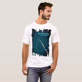 Ondanks alle oevers - naar de sterren t-shirt