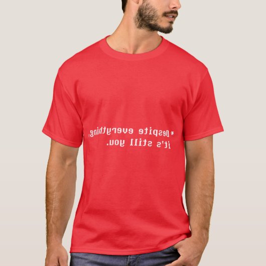 Ondanks alles familie t-shirt (Voorkant)