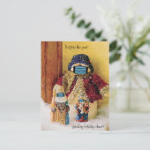 Ondanks dat het jaar het verzenden van vakantie ju briefkaart (Staand voorkant)