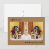 Ondanks het jaar omarmen vakantie cheer Briefkaart (Voorkant / Achterkant)