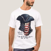 Ondanks sinds 1776 Patriottisch Grafisch T-shirt (Voorkant)