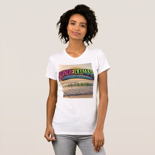 Ondas do Bonde do Mar T-shirt (Voorkant volledig)