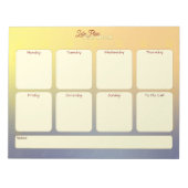 Ondaterende weekplanner, takenlijst, notitieblok (Voorkant)