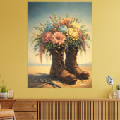 Onde o Cotidiano Acontece Canvas Afdruk (Insitu (Woonkamer))