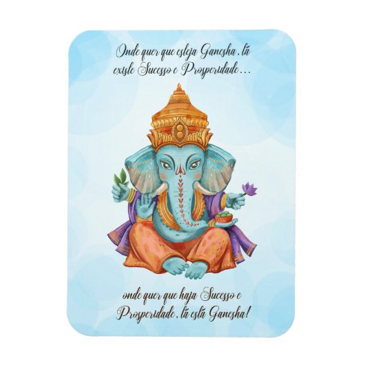 Onde quer que esteja Ganesha Magneet (Verticaal)