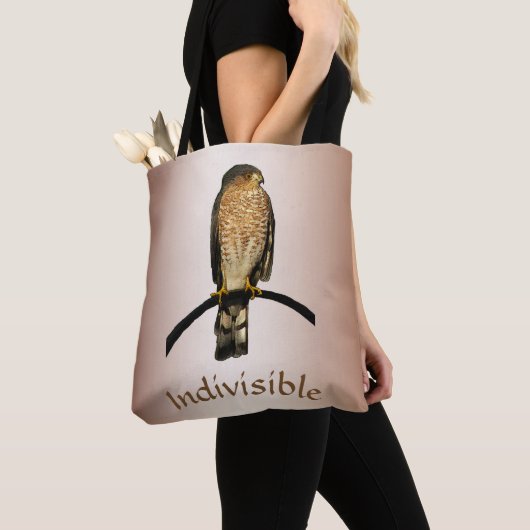 Ondeelbare Brown Hawk Canvas tas (Dichtbij)