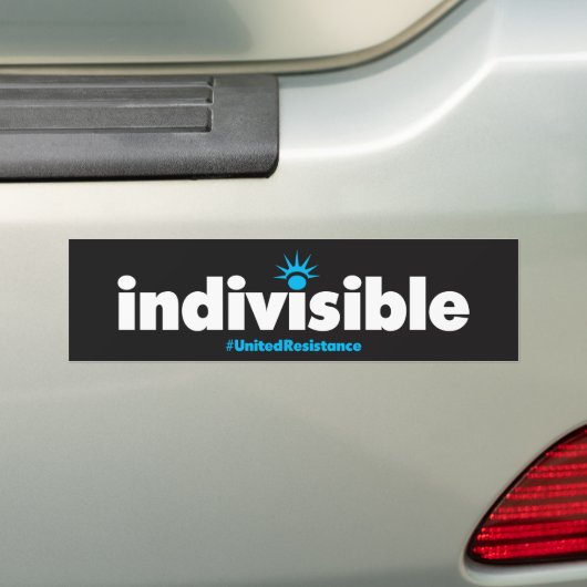 Ondeelbare Bumpersticker (Op auto)