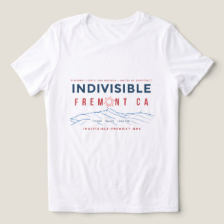 Ondeelbare Fremont CA Patriottisch Unisex T-Shirt