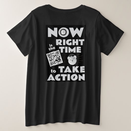 ONDEELBARE GLOED JUNETEENTH PLUS GROTE MAAT T-SHIRT (Design achterkant)