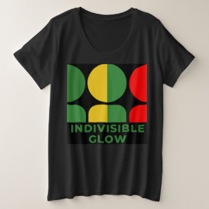 ONDEELBARE GLOED JUNETEENTH PLUS GROTE MAAT T-SHIRT