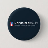 Ondeelbare Idaho-Buttonnen Ronde Button 5,7 Cm (Voorkant)