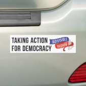 Ondeelbare Vashon bumpersticker (Op auto)
