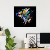 Ondefinieerbaar Montage-pictogram 1 Poster (Thuiskantoor)