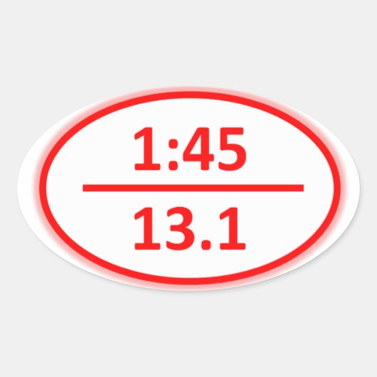 Onder 1:45 voor een halve Sticker (Voorkant)