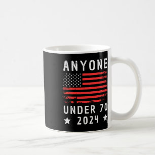 Onder 70 2024 Anti Biden Anti Trump Koffiemok