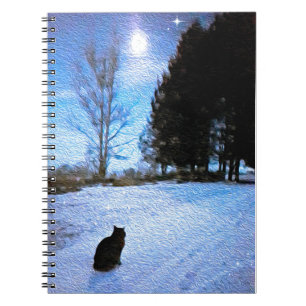 Onder A Tabby Moon Notitieboek