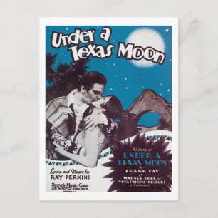 Onder A Texas Moon Songbook Hoesje Briefkaart