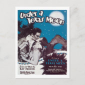 Onder A Texas Moon Songbook Hoesje Briefkaart (Voorkant)