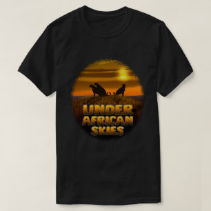Onder Afrikaanse luchten Zonsondergang Safari Ch T-shirt