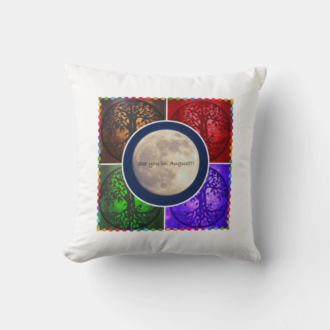 Onder August Skies... Kussen (Voorkant)