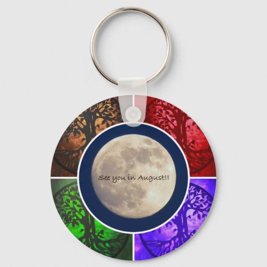 Onder August Skies... Sleutelhanger (Voorkant)