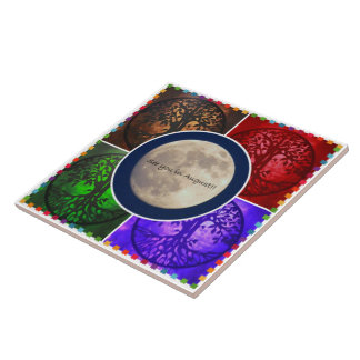 Onder August Skies... Tegeltje