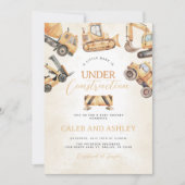 Onder Baby shower van de bouwnijverheid Kaart (Voorkant)