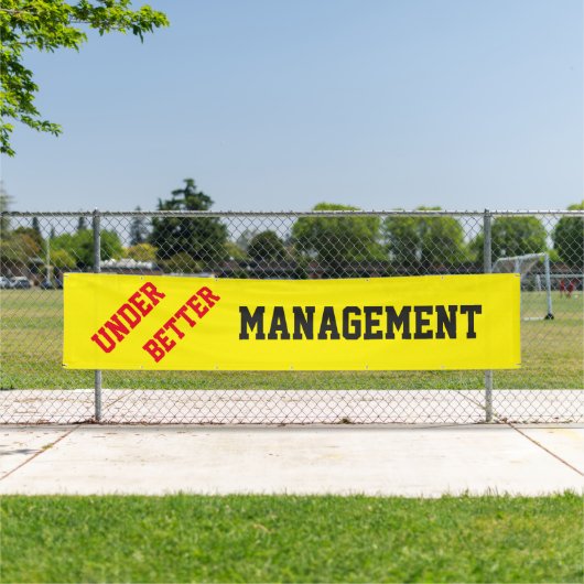 Onder beter beheer spandoek