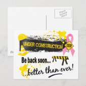 Onder bouwborstkanker briefkaart (Voorkant / Achterkant)