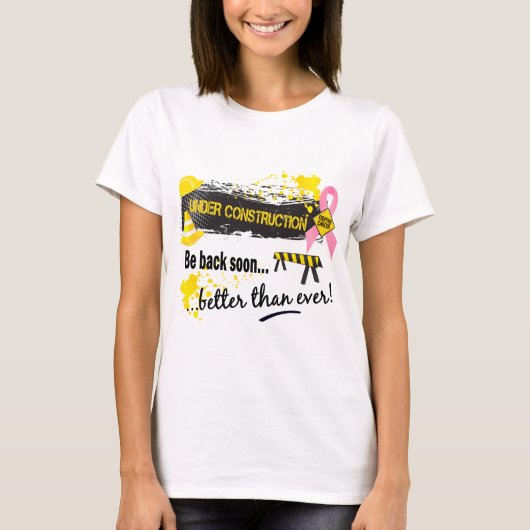 Onder bouwborstkanker t-shirt (Voorkant)