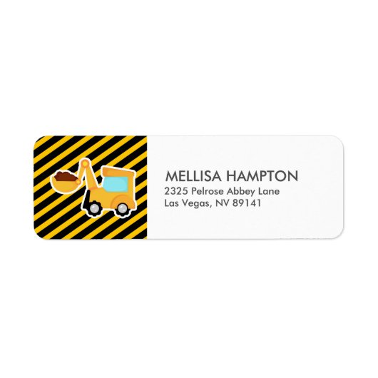 ONDER BOUWEN, Baby shower van zeedagen Etiket (Voorkant)