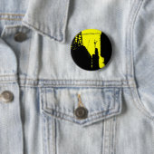 Onder Bouwnijverheid - Geel Ronde Button 5,7 Cm (In situ)