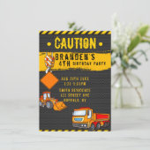 Onder Bouwnijverheid Gevangenisvrachtwagens Partij Kaart (Staand voorkant)