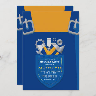 Onder Bouwnijverheid Handyman Birthday Party