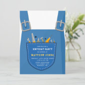 Onder Bouwnijverheid Handyman Birthday Party (Staand voorkant)