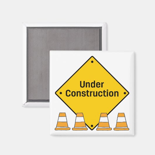 Onder Bouwnijverheid met Conen Magneet (Voorkant / Achterkant)