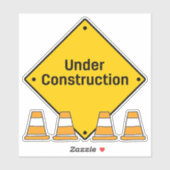 Onder Bouwnijverheid met Conen Sticker (Vel)