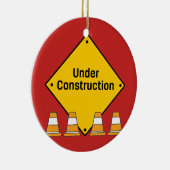 Onder Bouwnijverheid met Kegels met naam Keramisch Ornament (Rechts)