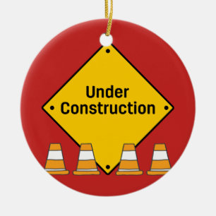 Onder Bouwnijverheid met Kegels met naam Keramisch Ornament