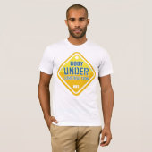 Onder Bouwnijverheid T-Shirt (Voorkant volledig)