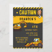 Onder Bouwnijverheid, vrachtwagens van afgelopen d Kaart (Voorkant)