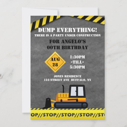 Onder bouwstitel Birthday (Voorkant)