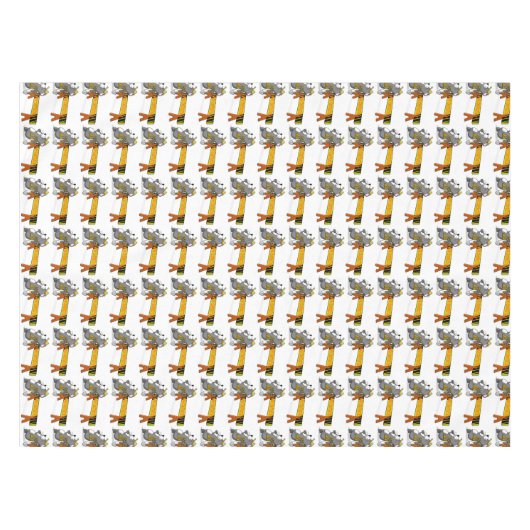 Onder bouwvakrechthoek tafelkleed (Voorkant (Horizontaal))